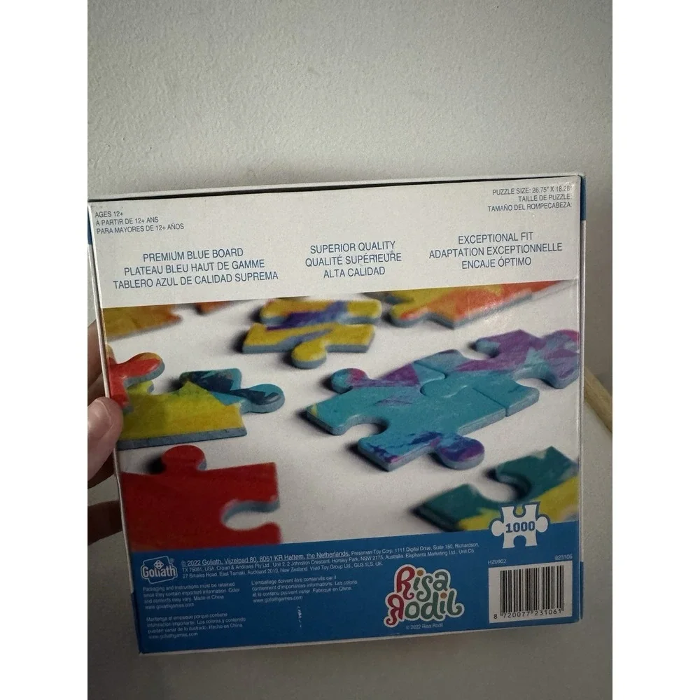 1000 Piece Goliath Risa Rodil Don't Judge a Book Jigsaw Puzzle Bonus Poster
